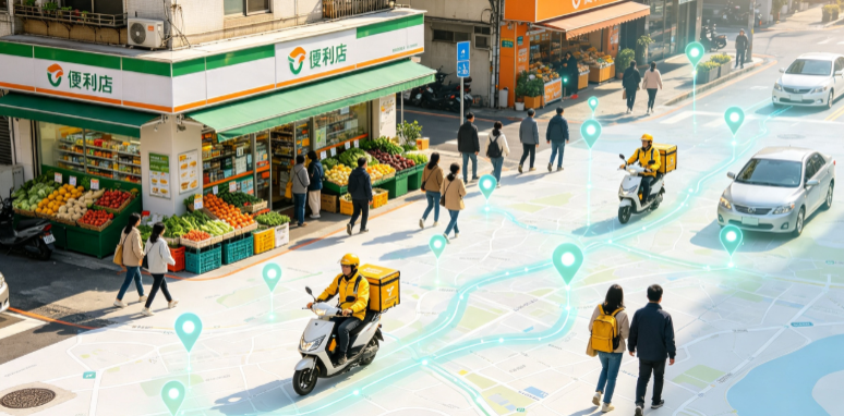 明光市渗透衣食住行，GEO 地理空间技术重塑大众日常消费服务场景