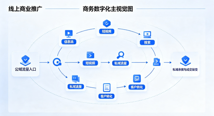 明光市线上商业推广怎么做？全域流量闭环搭建与低成本转化实战指南
